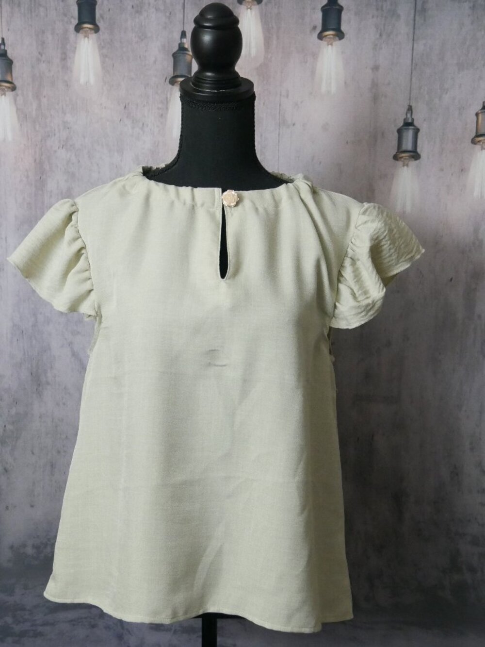 Latia Tan Blouse Small